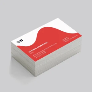 One‑Sided Business Cards (3.5″×2″)